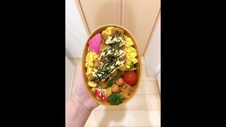 今日は照りマヨチキン🐥⸒⸒久々のお弁当すぎて色々忘れた😪😪 #お弁当 #同棲ご飯 #自炊 #彼氏弁当 #料理 #料理動画  #照り焼きチキン