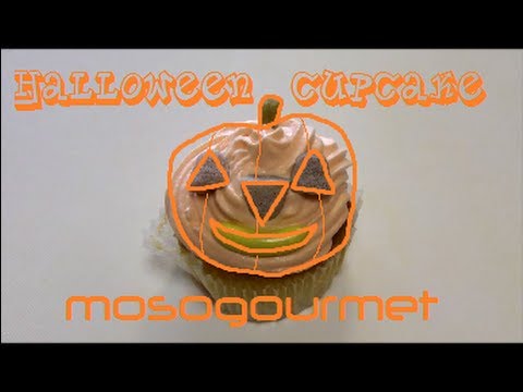 halloween party Jack-o'-Lantern cupcake ハロウィン デコ　カップケーキ