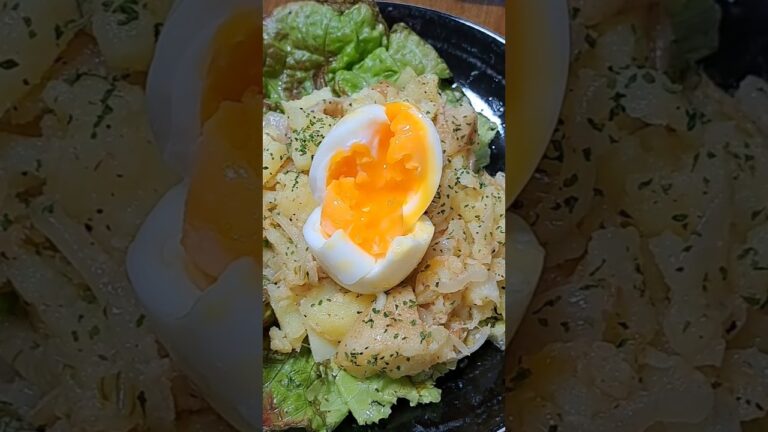 ジャーマンポテト風ポテサラ作ってみた。#shorts #おつまみ #ポテトサラダ