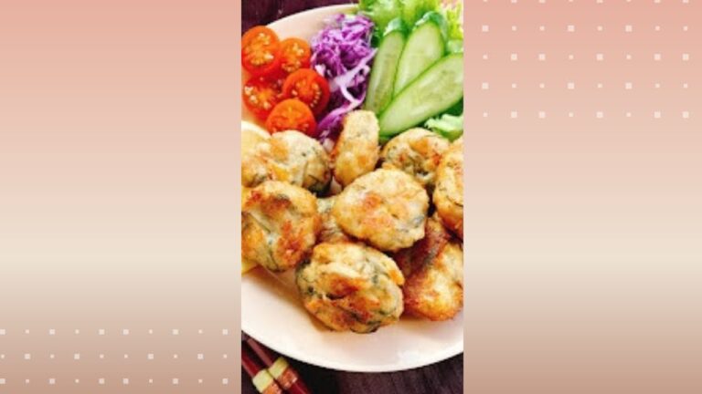 昆布入りチーズチキンナゲット/Chicken nuggets with cheese and kelp.