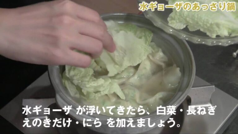 【料理レシピ】水ギョーザのあっさり鍋 / antenna foods&recipes