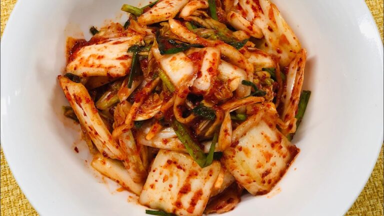 (3-10)盧家秘伝即席浅漬けキムチの作り方(겉절이 김치)  #韓国料理簡単　#キムチ #手作り #コッチョリ#韓味屋