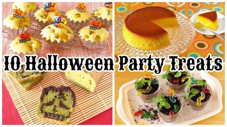 10 Best Halloween Party Treats (Cute, Fun, and Easy Recipes) | OCHIKERON | Create Eat Happy :)