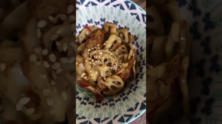 レンコンとちくわのきんぴら