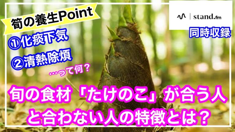 【stand.fm】タケノコが食べたくなったので、筍の話をしてみました