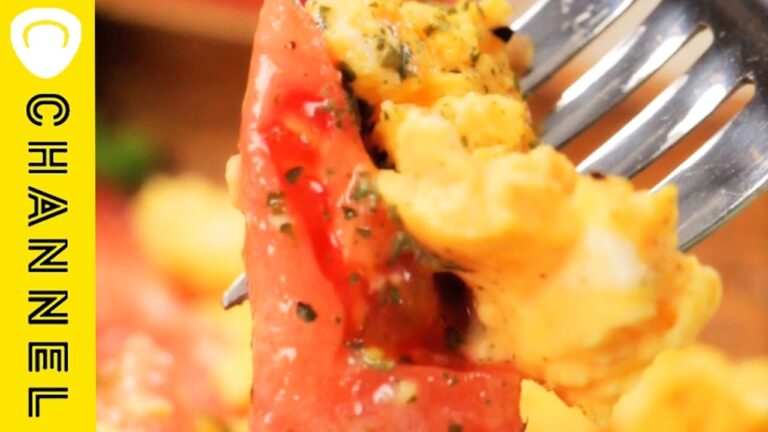 2分で完成♪トマたまサラダ │ Tomato and egg salad