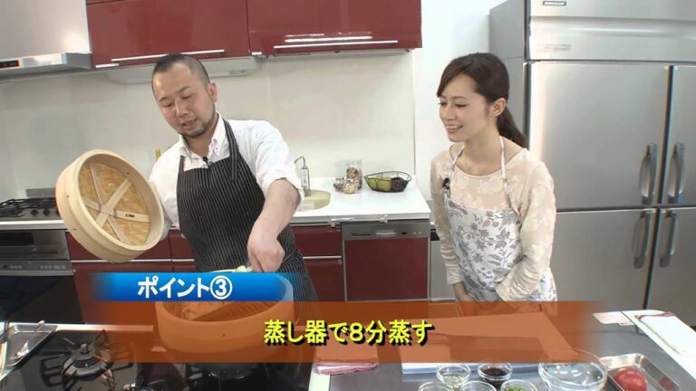 茄子と豚バラ肉の蒸し物、生姜ソース(2014年6月4日放送)