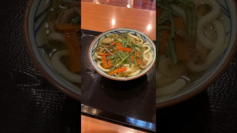 丸亀製麺 山菜うどん(並) Marugame Udon #丸亀製麺 #山菜うどん #udon #marugameudon