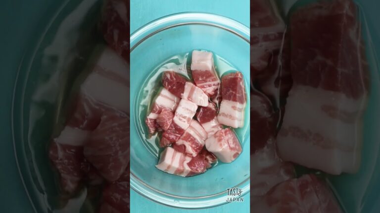 【サクサクジューシー！】漬けるだけ！豚の塩竜田 / Prok Tatsuta-Age (Fried Pork) #Shorts