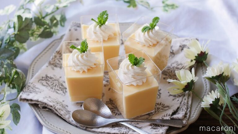 ふんわりとろける。ゼラチンで作る「基本のカスタードプリン」のレシピ・作り方