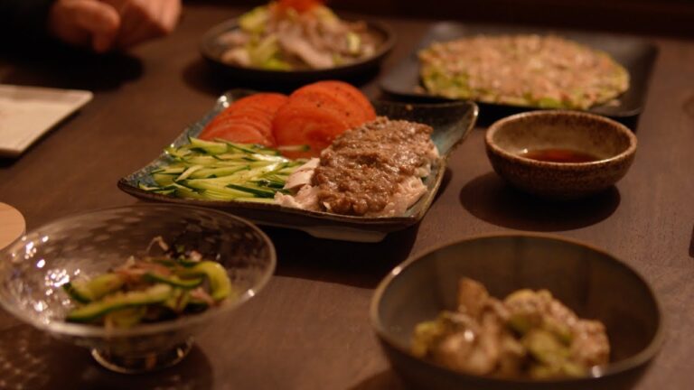 【晩酌レシピ】春を感じる野菜たっぷり夜ごはん｜A cozy spring dinner full of vegetables