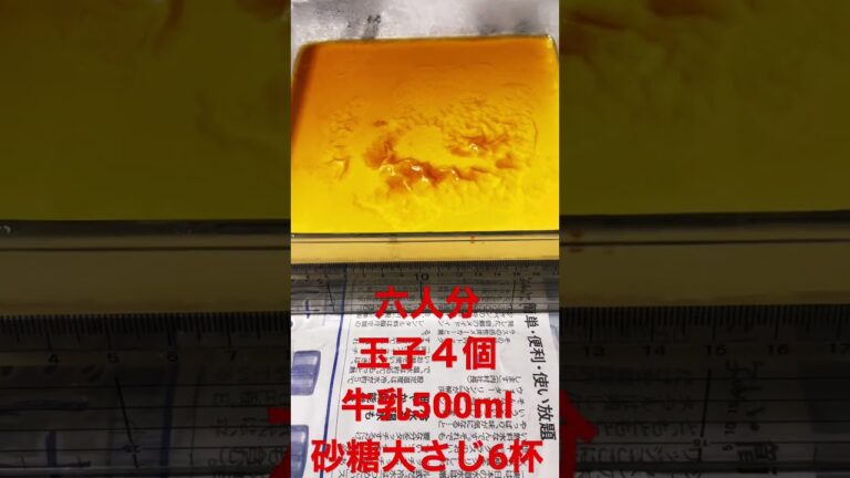 手作りプリン　六人分