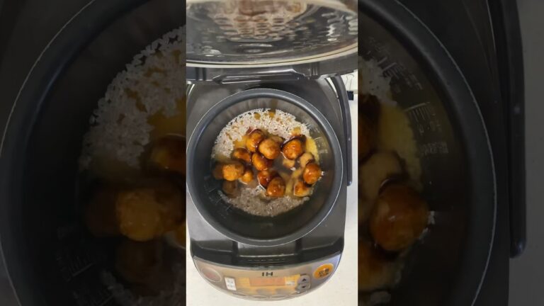 材料たったの２つだけ！肉団子炊き込みご飯。 #レシピ #料理 #簡単レシピ