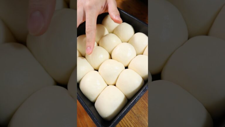 【超簡単】コネないふわっふわちぎりパンの作り方　#パン作り #パン #簡単レシピ #お家パン #ちぎりパン