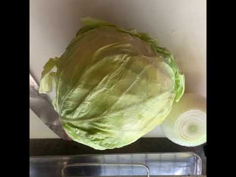 春キャベツのレンチン料理