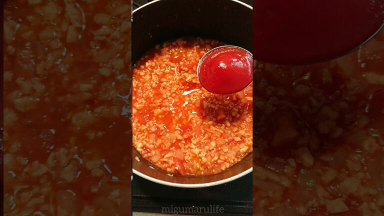 【料理】ソイミートソース作るよ～ #高野豆腐 #肉なしミートソース