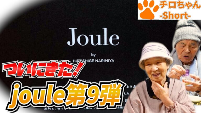 joule第9 弾 メロンとサワーサップのババロアでじいちゃんばあちゃんとお茶会。４K＃shorts