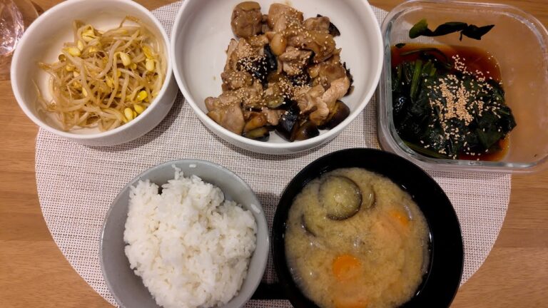 鶏肉とナスの甘酢炒めを作った