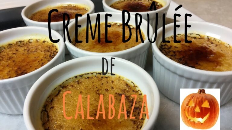 Creme Brulee de Calabaza