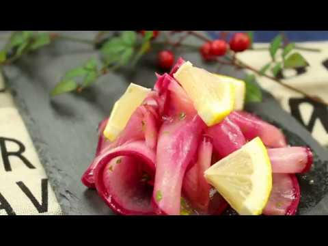 赤大根のシンプルサラダ