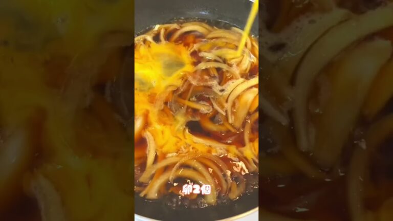 定食屋さんのカツ丼の味を再現！#shorts #カツ丼 #簡単レシピ #作り方 #こえびりん