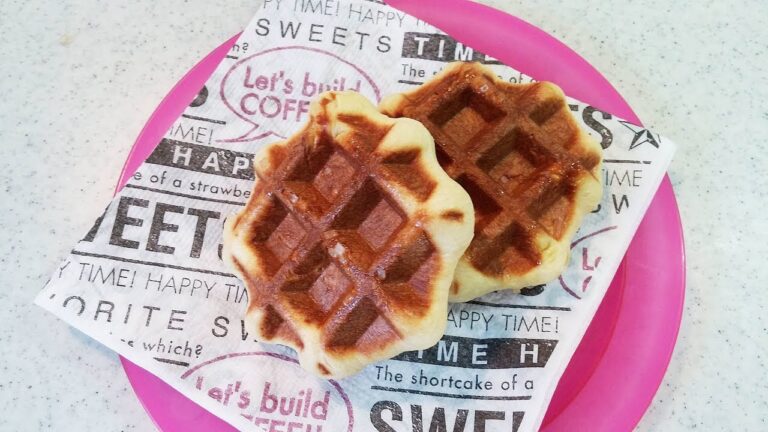 【簡単お菓子】ベルギーワッフル！子供が大好きです
