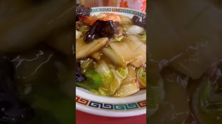 【こういうのでいいんだよ飯】昭和の町中華の炒麺（チャーメン）って何だ⁉️ 豊平区 青葉苑　#shorts