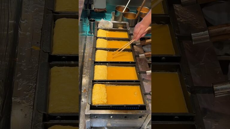 毎日満席！繁盛している出汁巻き卵専門店。#japanesefood