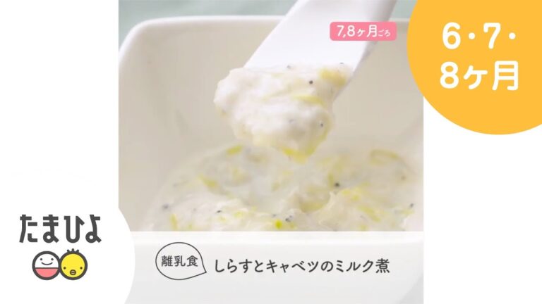 7,8ヶ月ごろ しらすとキャベツのミルク煮【たまひよ公式】