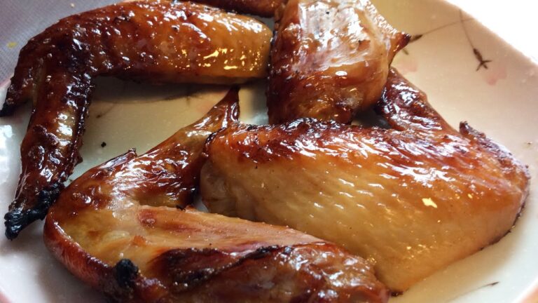 手羽先のにんにく醤油グリル焼き