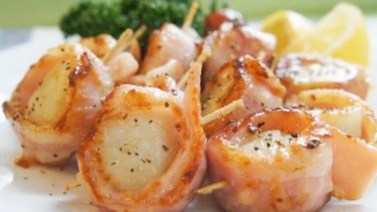 「ほたてのベーコン焼き」作り方