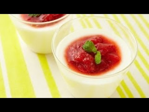 濃厚！いちごソースのミルクプリンのレシピ　|　料理サプリ