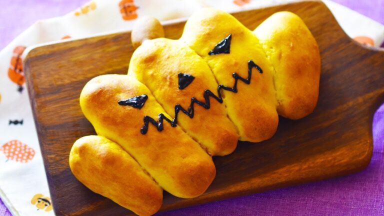 簡単！ジャック・オ・ランタンちぎりパン！ ~ halloween breads【料理レシピはParty Kitchen🎉】