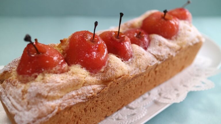 crabapple butter cake　姫林檎のバターケーキ