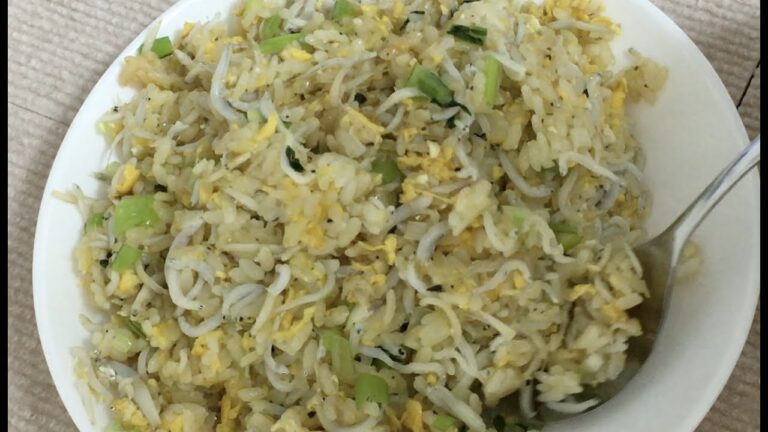 しらす炒飯を作って飲んでみた