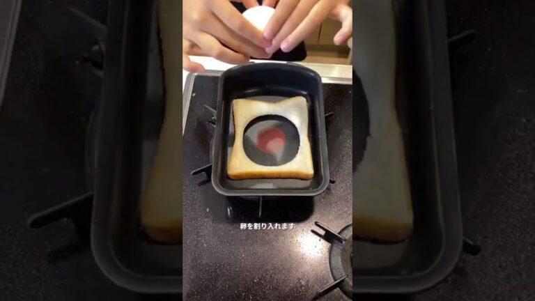 テンション上がる朝食！おしゃれハム玉チーズサンド