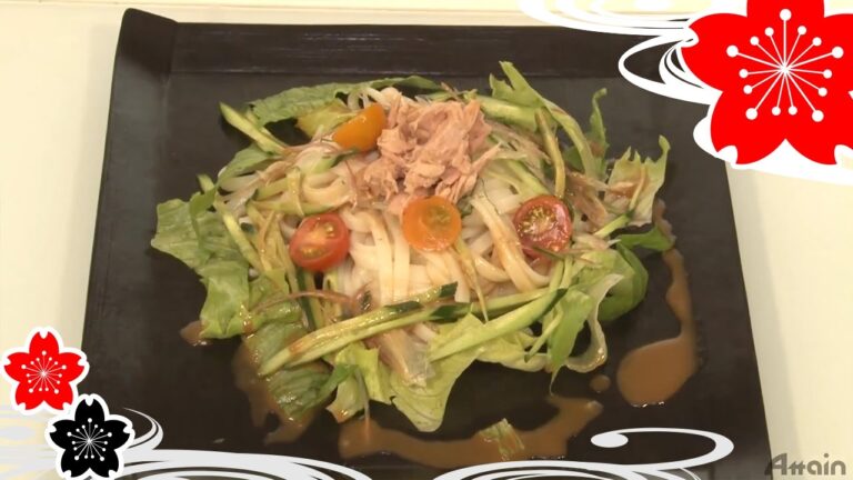 サラダうどん✿日本の家庭料理【日本料理レシピTV】