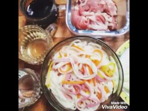 肉うどん〜関西風