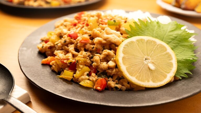 【ナンプラーいらず】大葉とおうち調味料で大満足な『和風ガパオライス』