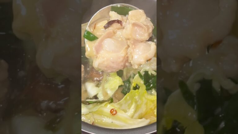 もつ鍋！いや、もつ炊飯器 #KOUクック