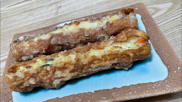 お弁当ヒライのちくわポテサラ天ぷらが旨すぎたから作ってみた‼︎