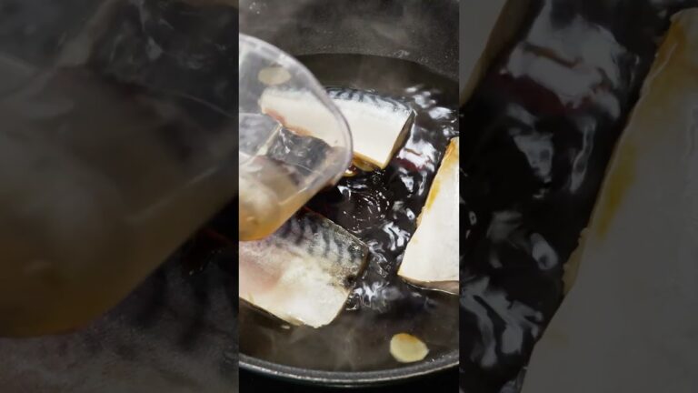 主婦が作る鯖の醤油煮