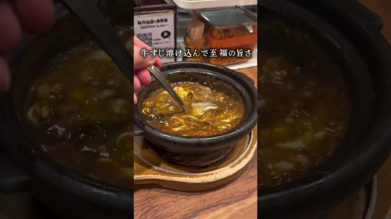 新宿グルメ！ぐつぐつトロトロな牛すじ煮込カレー！📍新宿西口ヨドバシエリア『ホットスプーン』#新宿グルメ #新宿ランチ