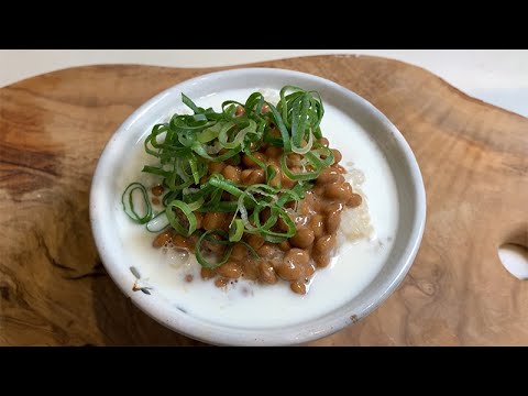 納豆牛乳ご飯