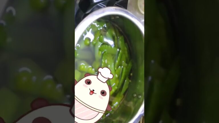 『絹さやえんどう』の玉子とじ   #shorts