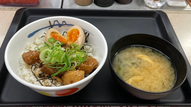 松屋の店舗限定メニュー「魯肉飯（ルーロー飯）」を食べてみました