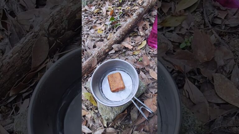 【簡単登山飯】山頂時短オニオンスープ😁 #shorts #オニオンスープ #フリーズドライ #登山飯 #trekking #時短レシピ #アウトドア