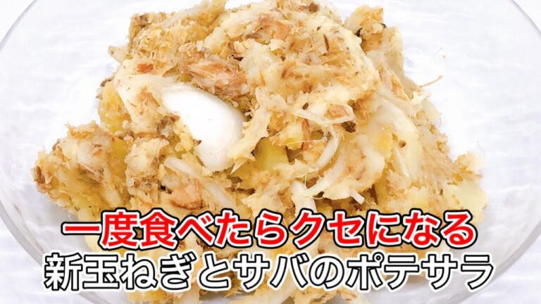 新玉ねぎ×サバの絶品ポテトサラダ！シンプルなのに奥深い味わい