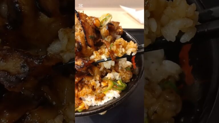 期間限定？背脂焼肉牛カルビホルモン丼がばりうまい！