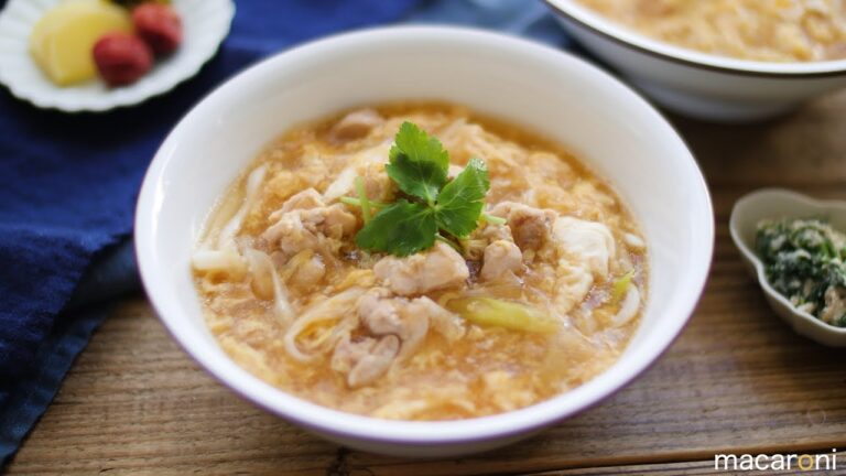 とろ〜りかきたま親子うどん のレシピ 作り方